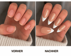 Fine Nails Clean Girl – Nude Design in Hauttönen, Vorher-Nachher-Vergleich