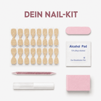 Fine Nails Nail-Kit – Inhalt mit Klebepads, Liquid Glue und Zubehör